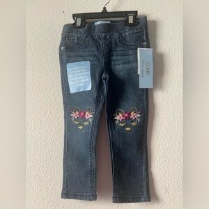 Blue Ink Toddler’s Star Pull-On Denim Leggings, Size 4T, NWT